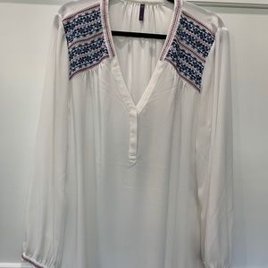 NYDJ White Tunic Top XL